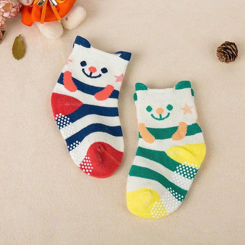 Korean Cartoon Stereo Ears Children's Socks (2 Pairs) - Joomcy