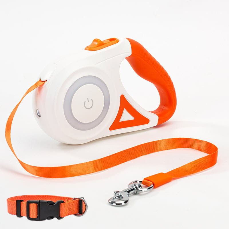 Automatic Retractable Dog Leash and Collar for Pets