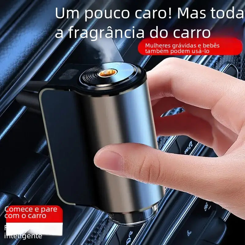 Car Air Freshener with Intelligent Diffuser and Purifier