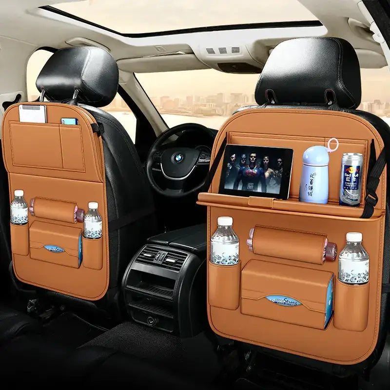 Car Backseat Storage Organizer with Multi-Function Pockets