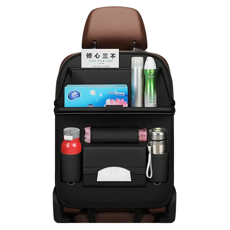 Car Backseat Storage Organizer with Multi-Function Pockets