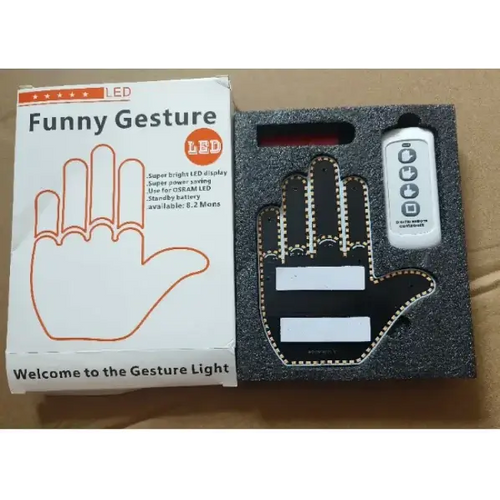 Car Gesture Warning Lights