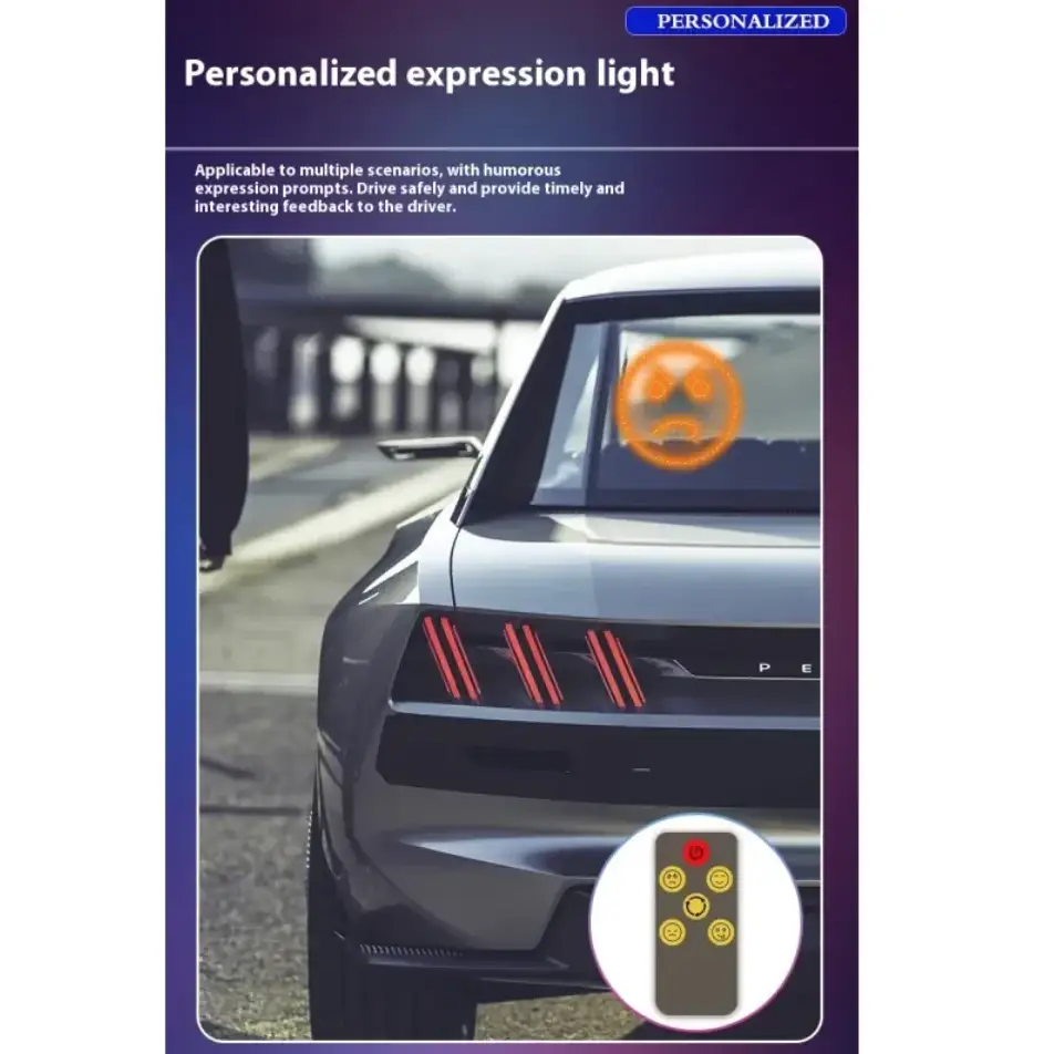Car LED Gesture Display Light