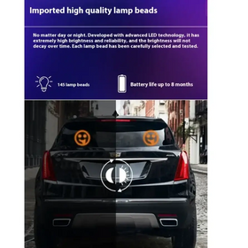 Car LED Gesture Display Light
