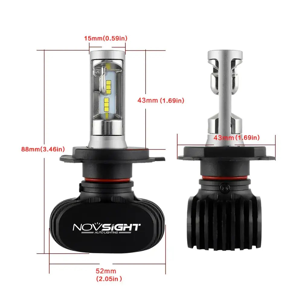 Car LED Headlights H4 - Front Lamps
