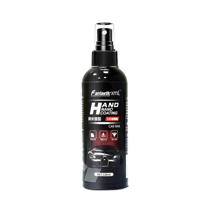 Black spray bottle of fantastic xml hand nano coating, model car-9ha.