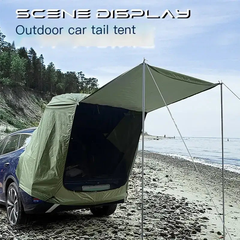 Car Rear Tent for Outdoor Camping and Picnics