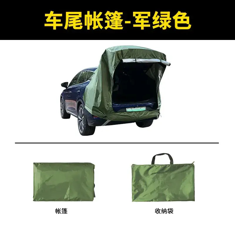 Car Rear Tent for Outdoor Camping and Picnics