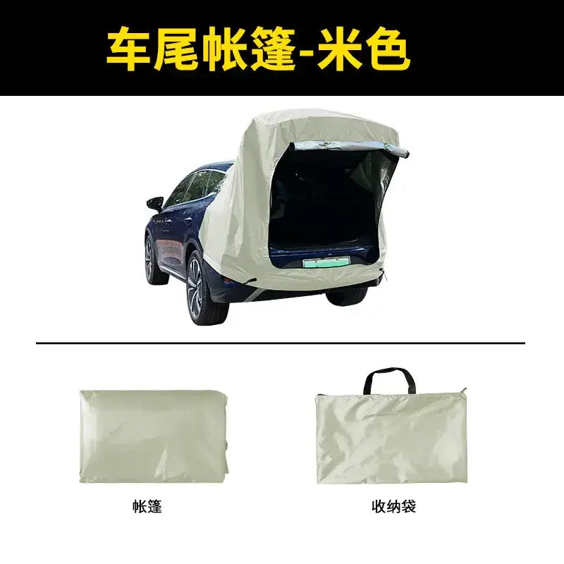 Car Rear Tent for Outdoor Camping and Picnics