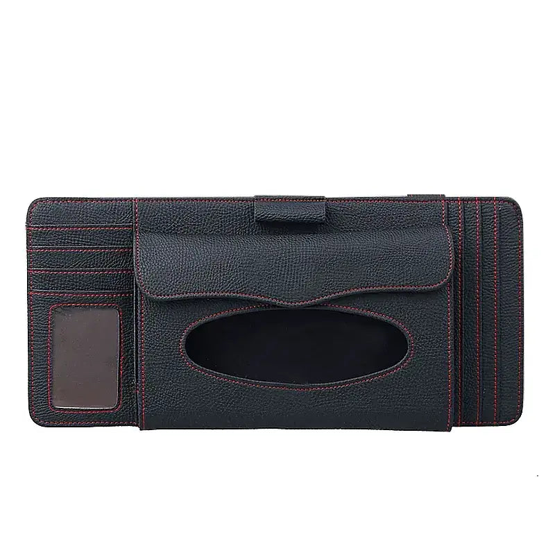 Car Sunshade Organizer with Multi-Function Card Holder