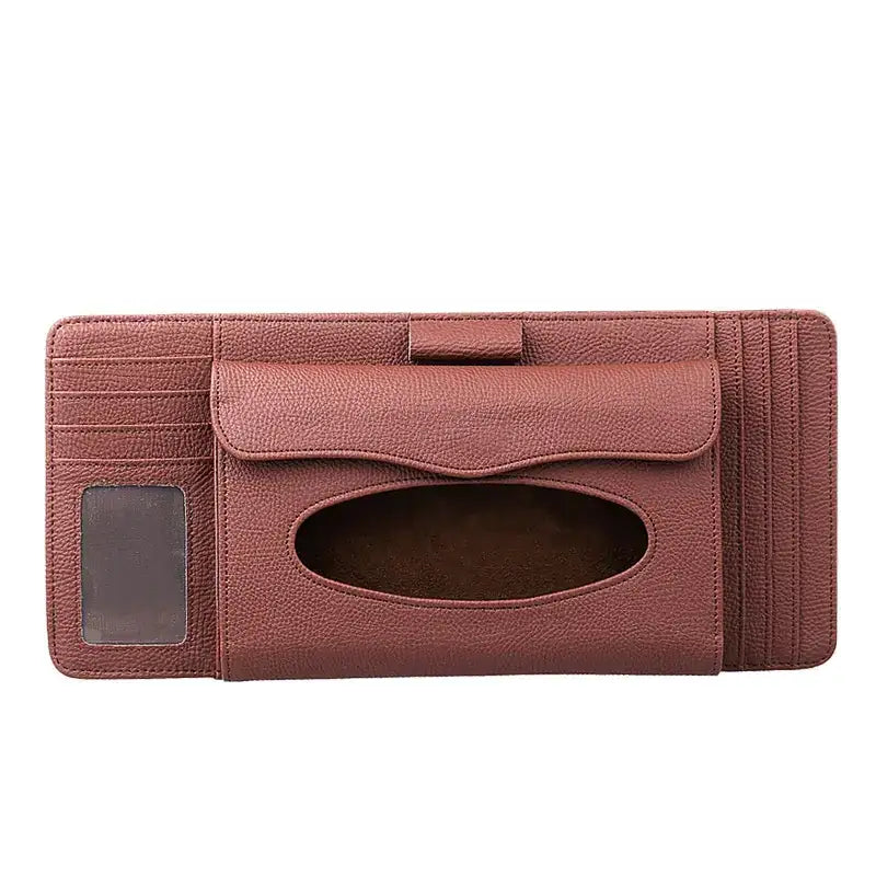 Car Sunshade Organizer with Multi-Function Card Holder