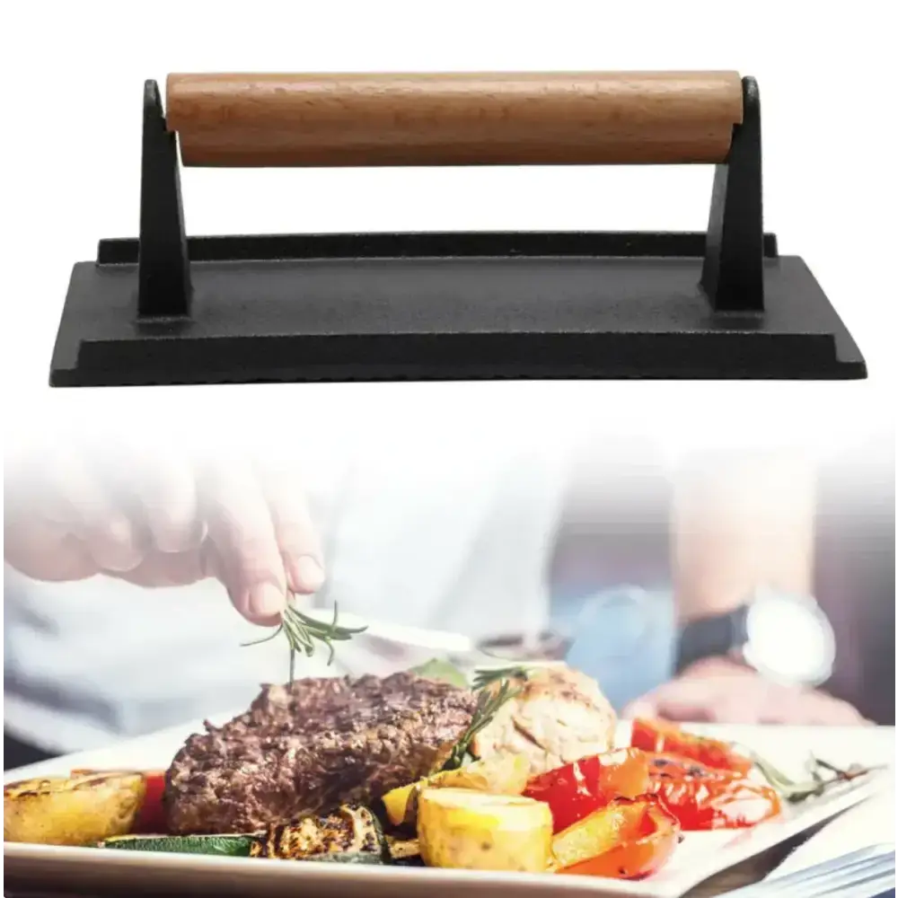 Cast Iron Steak Press