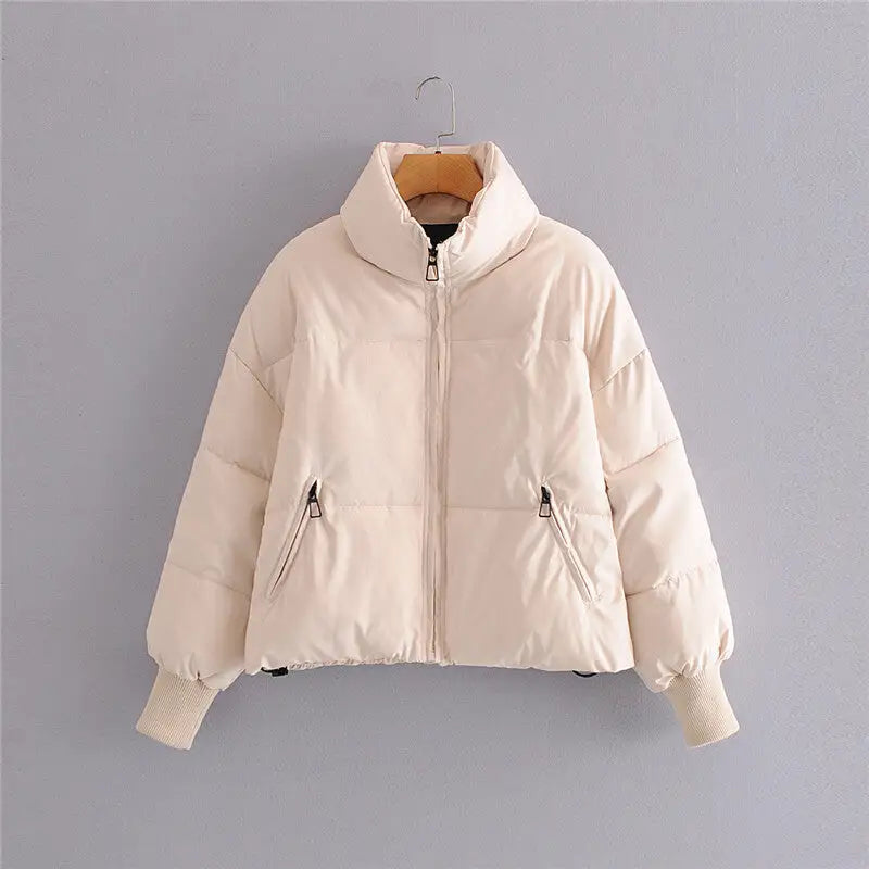 Casual Loose Women's Cotton Jacket for Fall/Winter