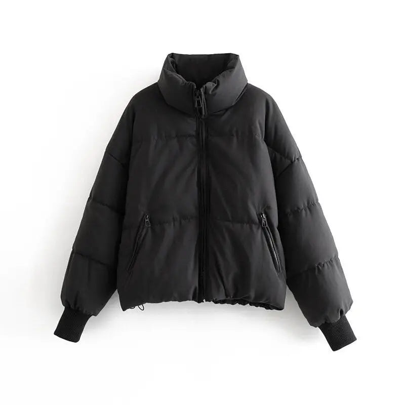 Casual Loose Women's Cotton Jacket for Fall/Winter