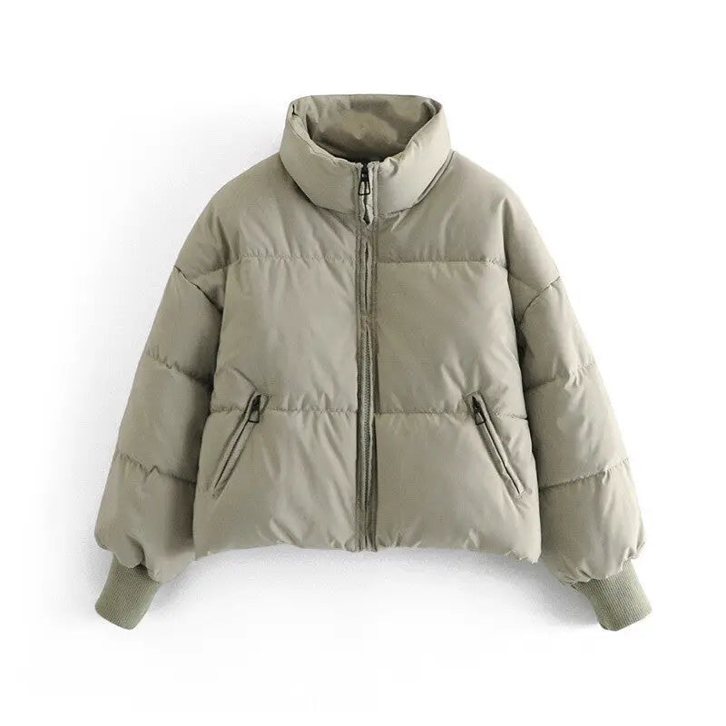 Casual Loose Women's Cotton Jacket for Fall/Winter
