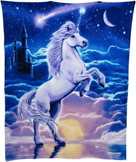Unicorn Throw Blanket for Girls - Soft and Plush