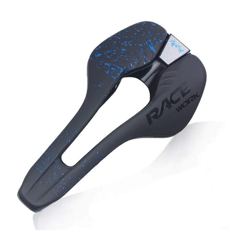 Comfortable Hollow Bicycle Saddle Cushion in Microfiber - Joomcy