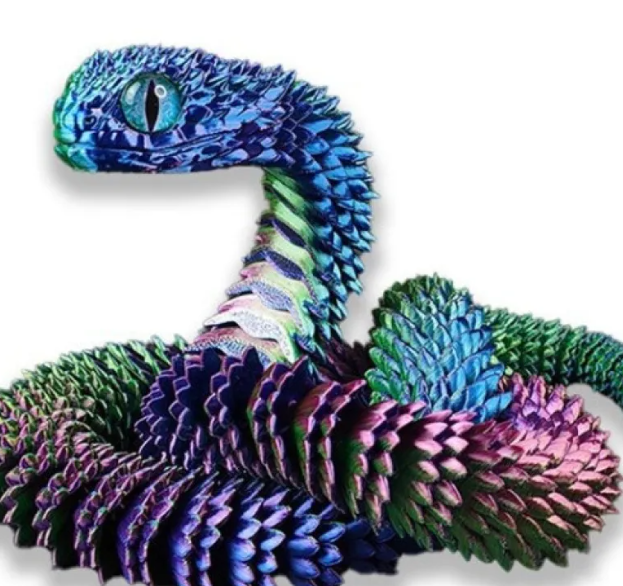 3D Snake Decor