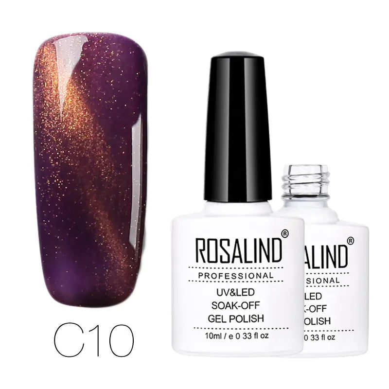 ROSALIND Cat Eye Gel Nail Polish - 30 Colors Set