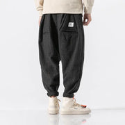 Chinese Style Loose Casual Pants in Cotton Linen
