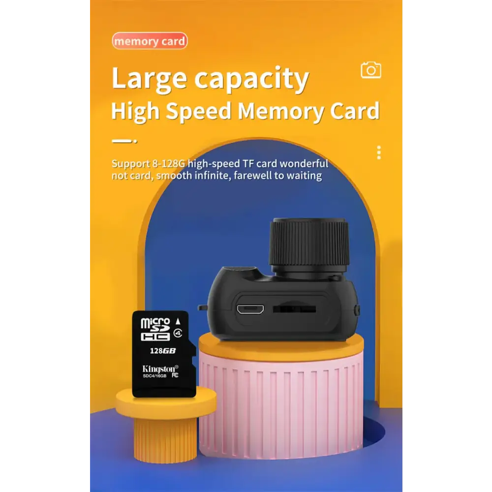 Compact 1080p HD Retro Mini Camera - Perfect Pocket-Sized Gift for Any Occasion!