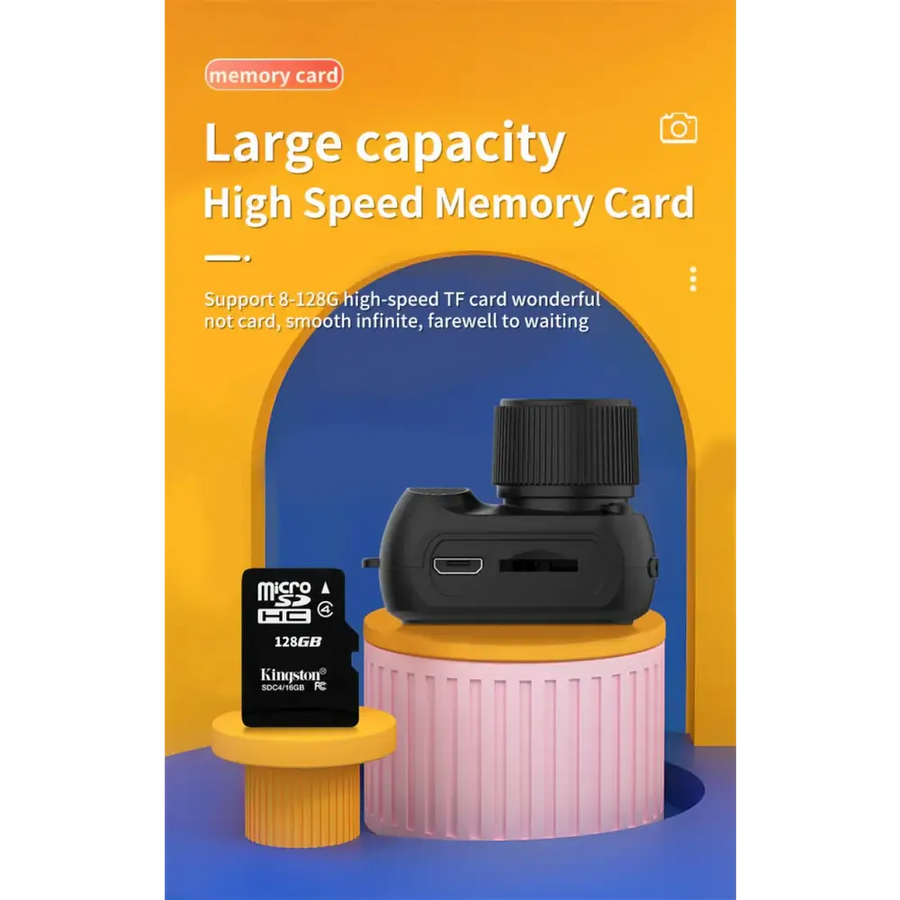 Compact 1080p HD Retro Mini Camera - Perfect Pocket-Sized Gift for Any Occasion!