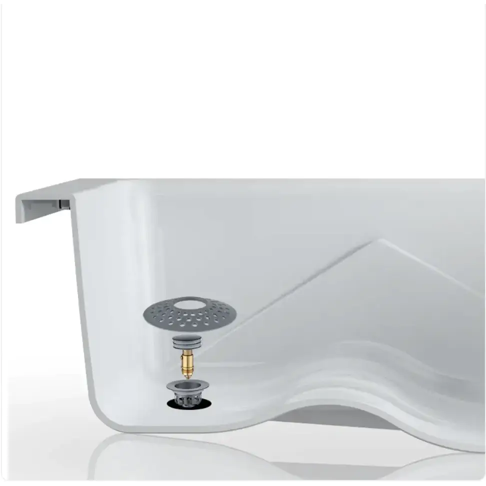 Copper Bathtub Drain Valve