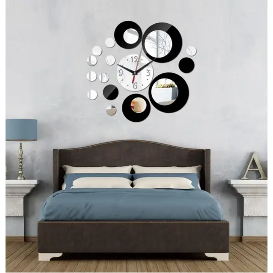 Creative European Wall Clock - DIY 3D Acrylic Design