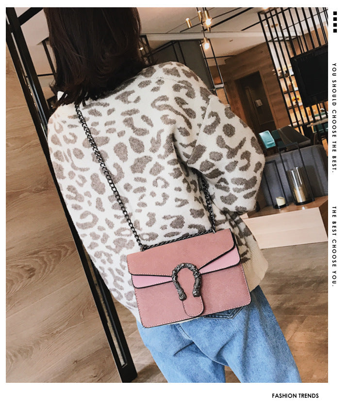 Trendy Women's Mini Shoulder Bag with Chain Strap
