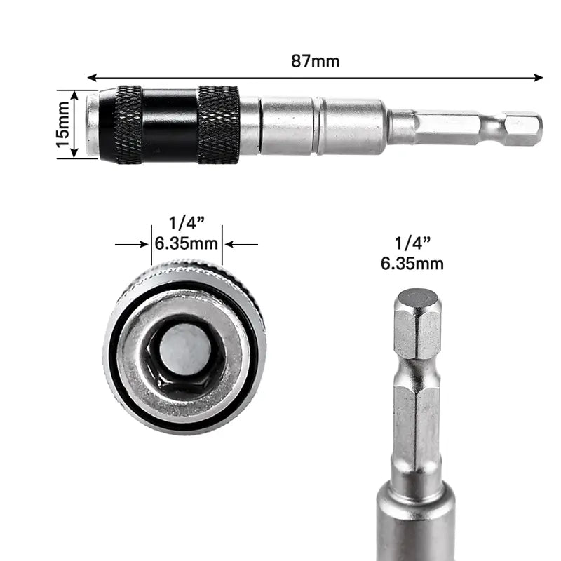 Hexagonal Shank Quick Release Electric Drill Extension Bit