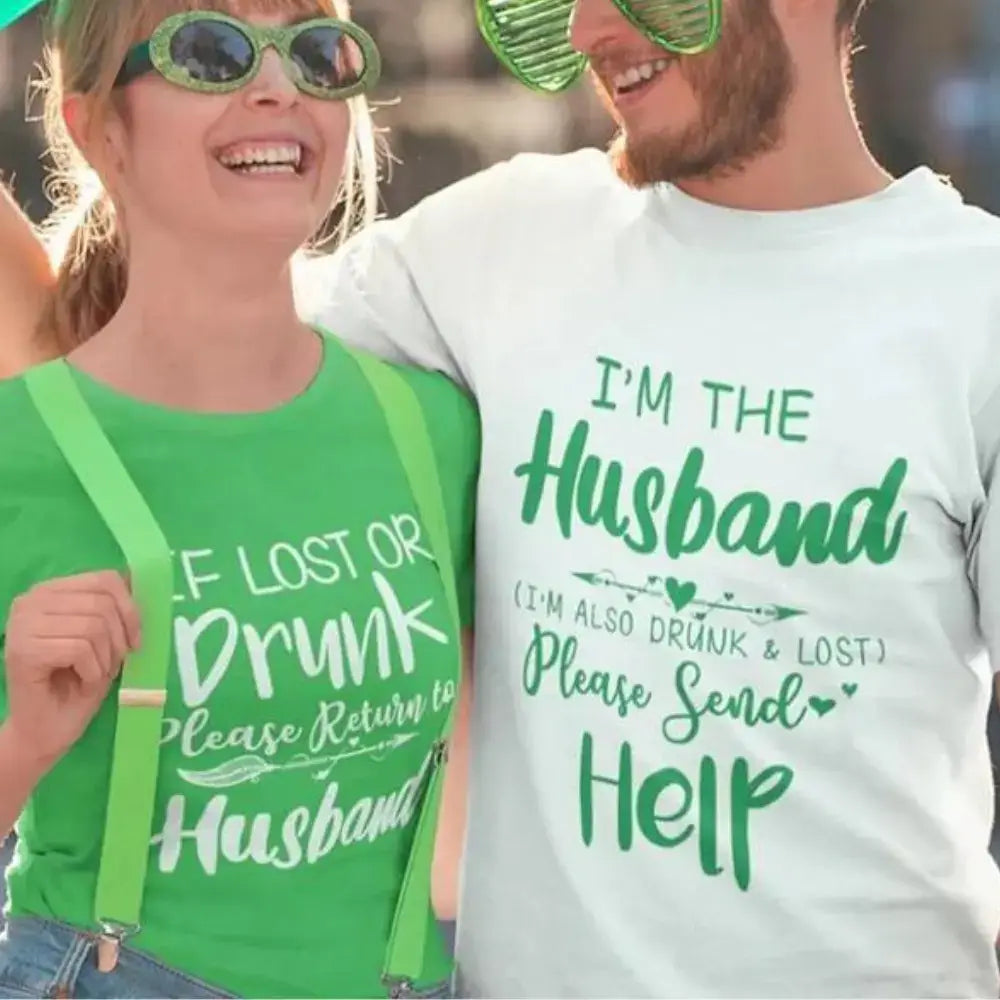 If Lost or Drunk Please Return To Husband – DTF Transfer Set