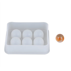 Crystal Epoxy Square Sphere Half-Dome Silicone Mold
