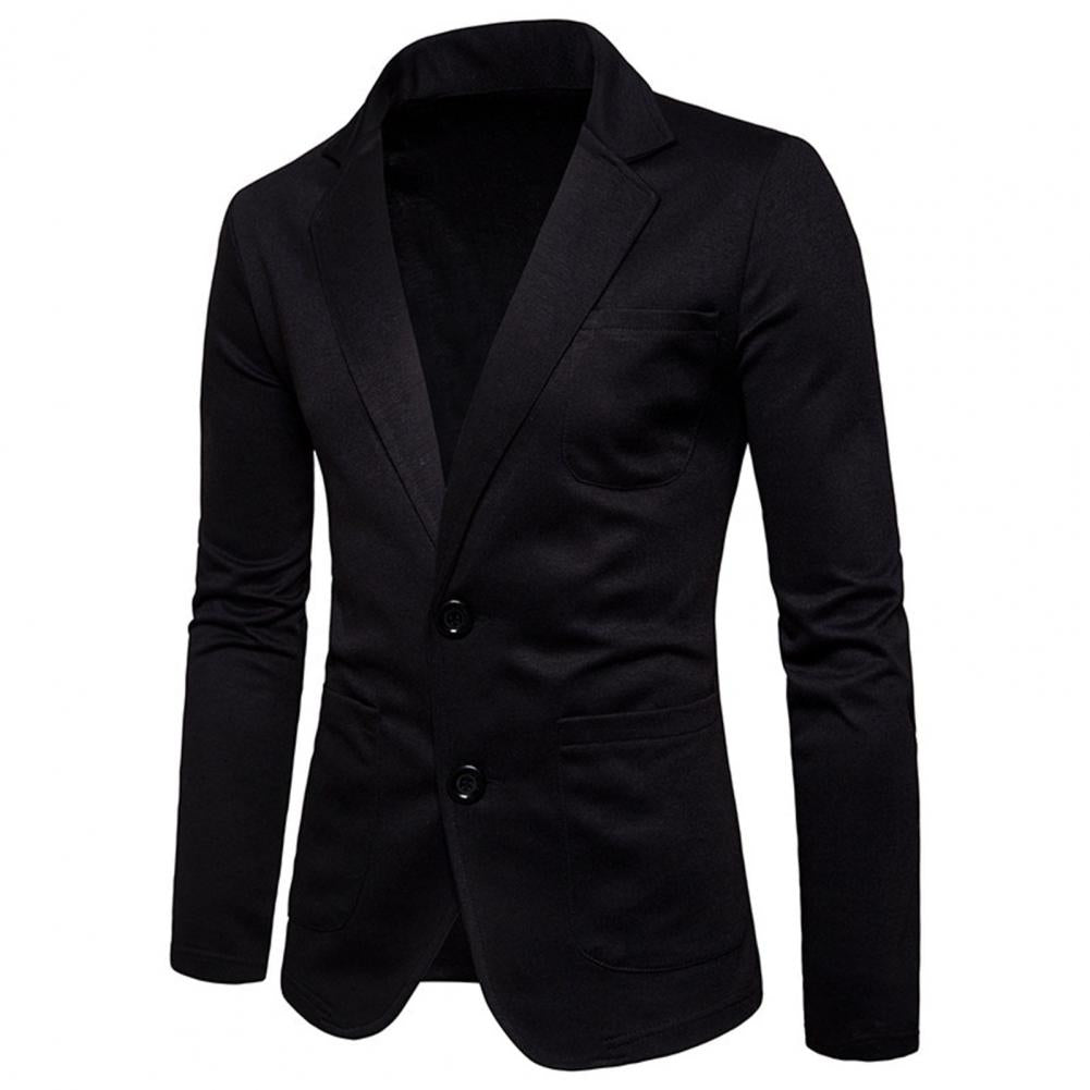 Men's Slim Fit Knit Blazer - Casual Business Jacket
