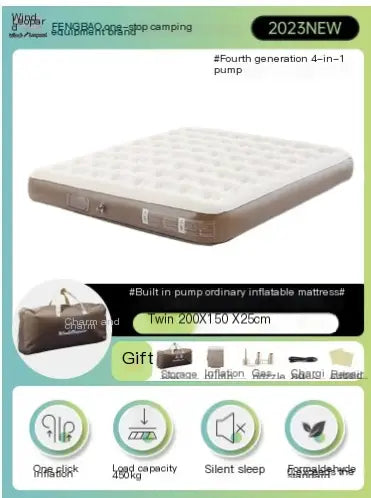 Thick Double Automatic Inflatable Camping Mattress