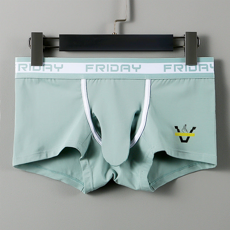 Soft and Breathable Men's Elastic Boxer Shorts