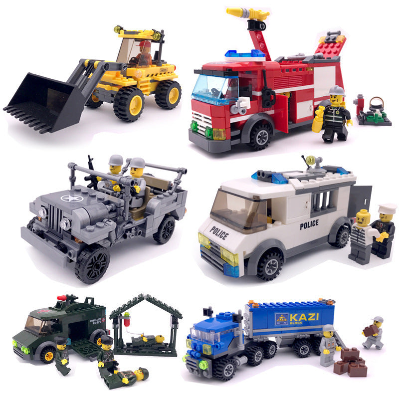 Interactive Plastic Building Block Toy for Kids