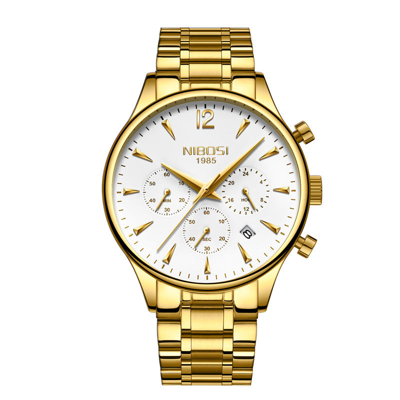 Genuine Ultra-Thin Waterproof Quartz Watch for Men and Women