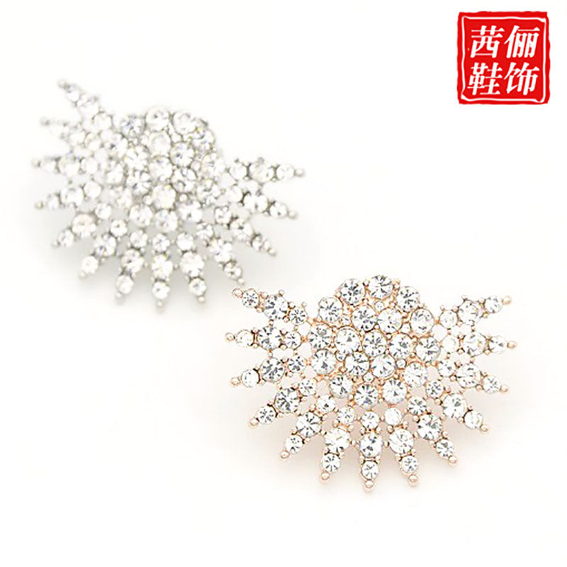 Peacock Tail High Heel Floral Shoe Accessories