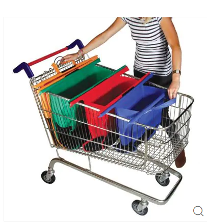 4-in-1 Insulated Shopping Cart Bag Set