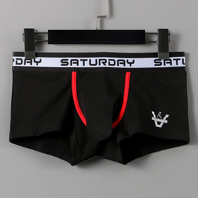 Soft and Breathable Men's Elastic Boxer Shorts