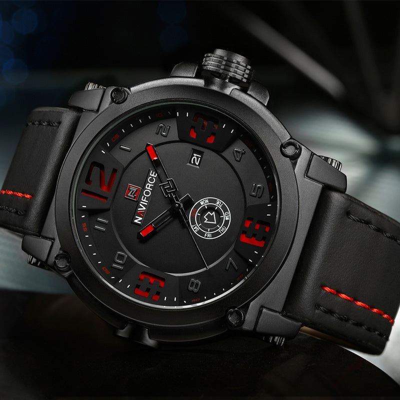 NAVIFORCE 9099 Men's Stylish Waterproof Quartz Watch