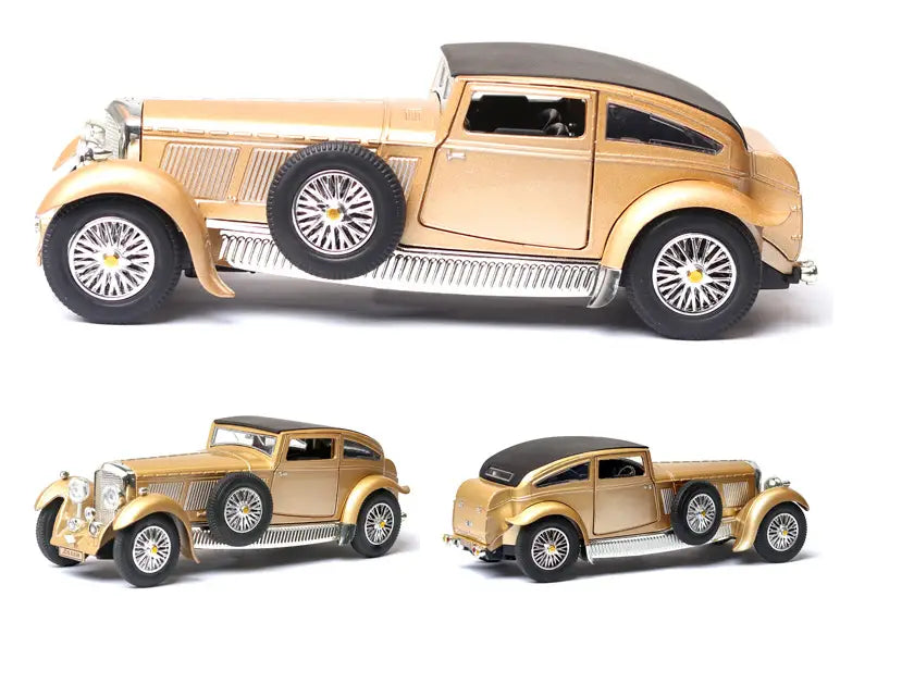Vintage Bentley 8L Antique Car Model with Sound and Light