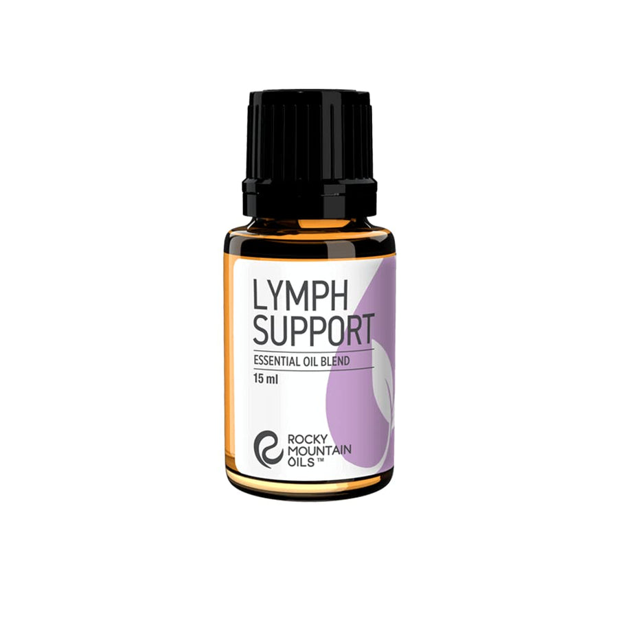 Rocky Mountain Oils Lymph Support Essential Oil Blend with 100% Pure and Natural Essential Oils - Lymphatic Oil Massage Oil for Massage Therapy - 15ml