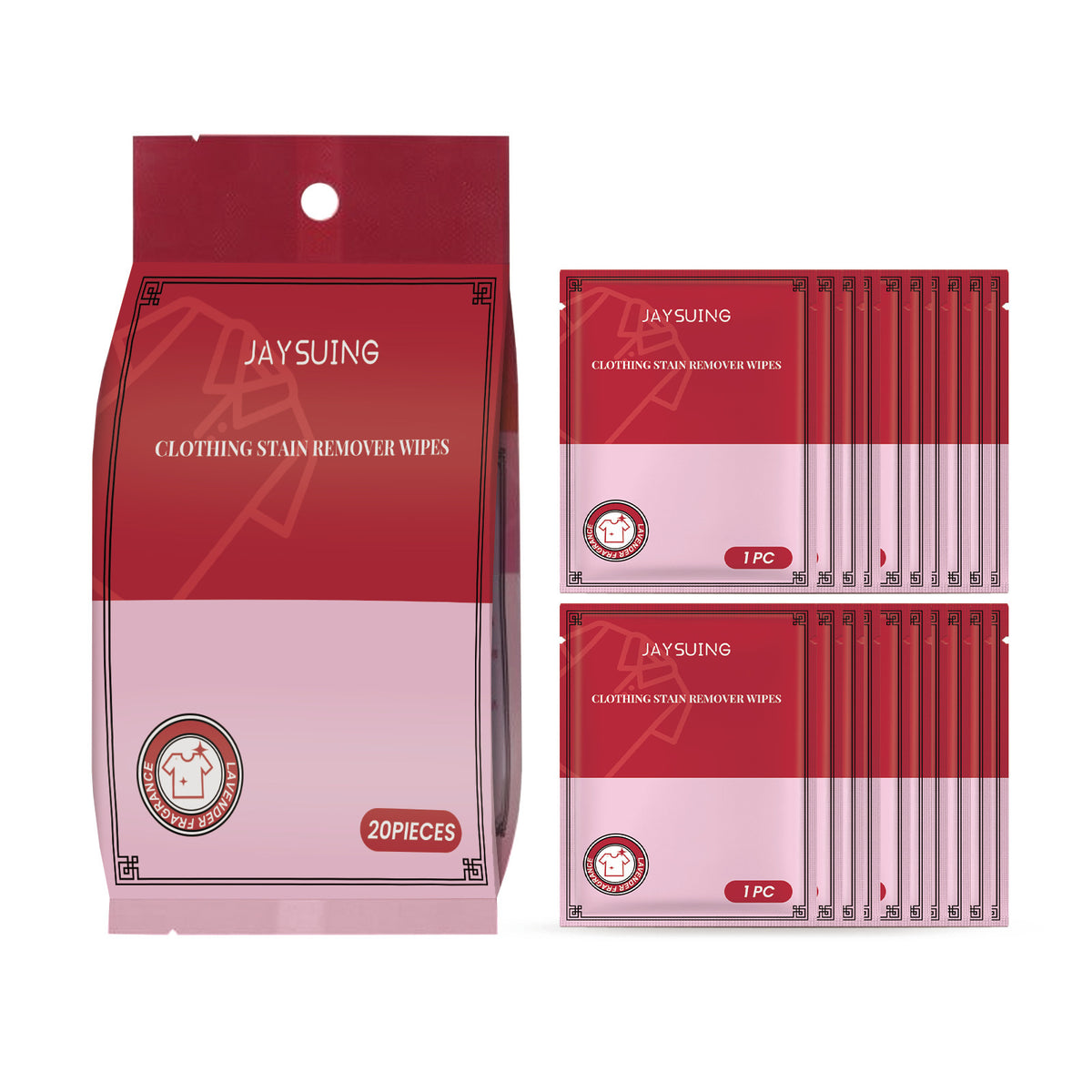 Jaysuing Deep Clean Wet Wipes for Clothes Stains