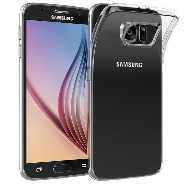 MaiJin Case for Samsung Galaxy S6 (5.1 inch) Soft TPU Rubber Gel Bumper Transparent Back Cover