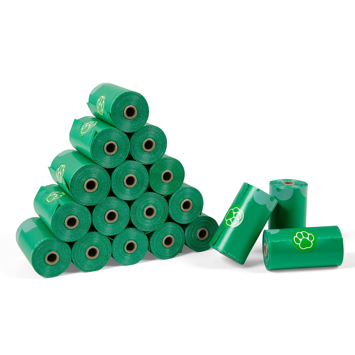 Pawfinity Dog Poop Bags Extra Thick & Leak-Proof Fits in All Dispenser Pet & Dog Waste Bags Refill Rolls - Total 18 Rolls 270 Count Unscented