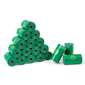Pawfinity Dog Poop Bags Extra Thick & Leak-Proof Fits in All Dispenser Pet & Dog Waste Bags Refill Rolls - Total 18 Rolls 270 Count Unscented