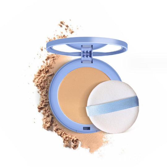 Oil Control Pressed Powder Matte Smooth Face Setting Powder Waterproof Long Lasting Makeup Face Powder Flawless Facial Powder MakeupMinimizes Fine Lines and Pores (BEIGE 3#)