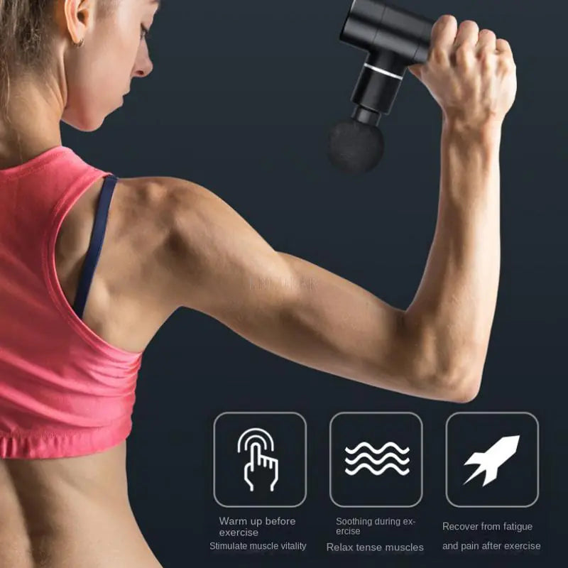 Portable Mini Silent Fascia Gun for Muscle Relief - Joomcy