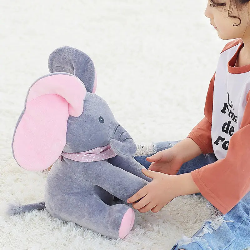 Customizable Musical Plush Elephant for Kids - Joomcy
